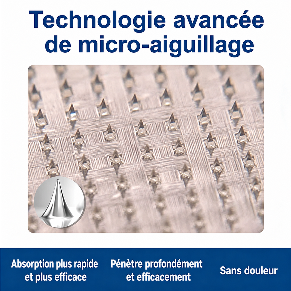 🇫🇷🏆✅️🏃 Patch à micro-aiguilles Curalona® pour le soin ciblé des veines ⚡ Soulagement rapide, résultats durables