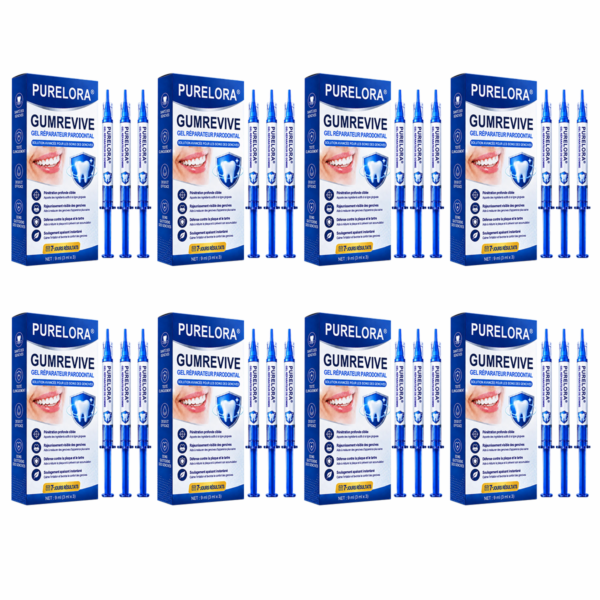 🇫🇷🦷 PURELORA® GumRevive Gel réparateur parodontal (Pour les saignements de gencives, la récession gingivale et les dents mobiles)