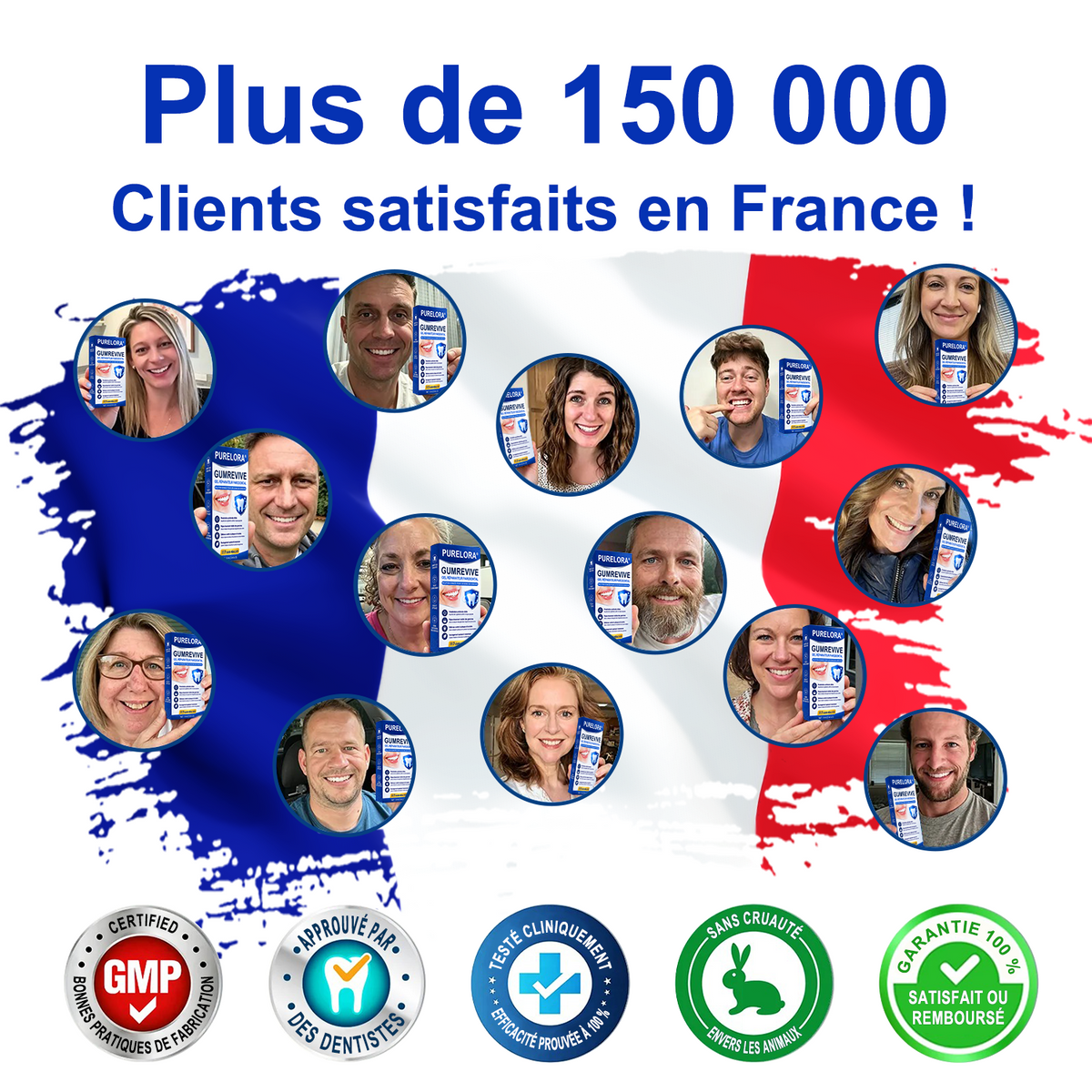 🇫🇷🦷 PURELORA® GumRevive Gel réparateur parodontal (Pour les saignements de gencives, la récession gingivale et les dents mobiles)