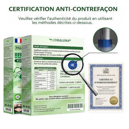 Boutique Officielle Curalona® | Patch Minceur Micro-aiguilles 10-en-1 au Moringa, Berbérine & NAD+ — Pour une Silhouette Plus Ferme et Affinée
