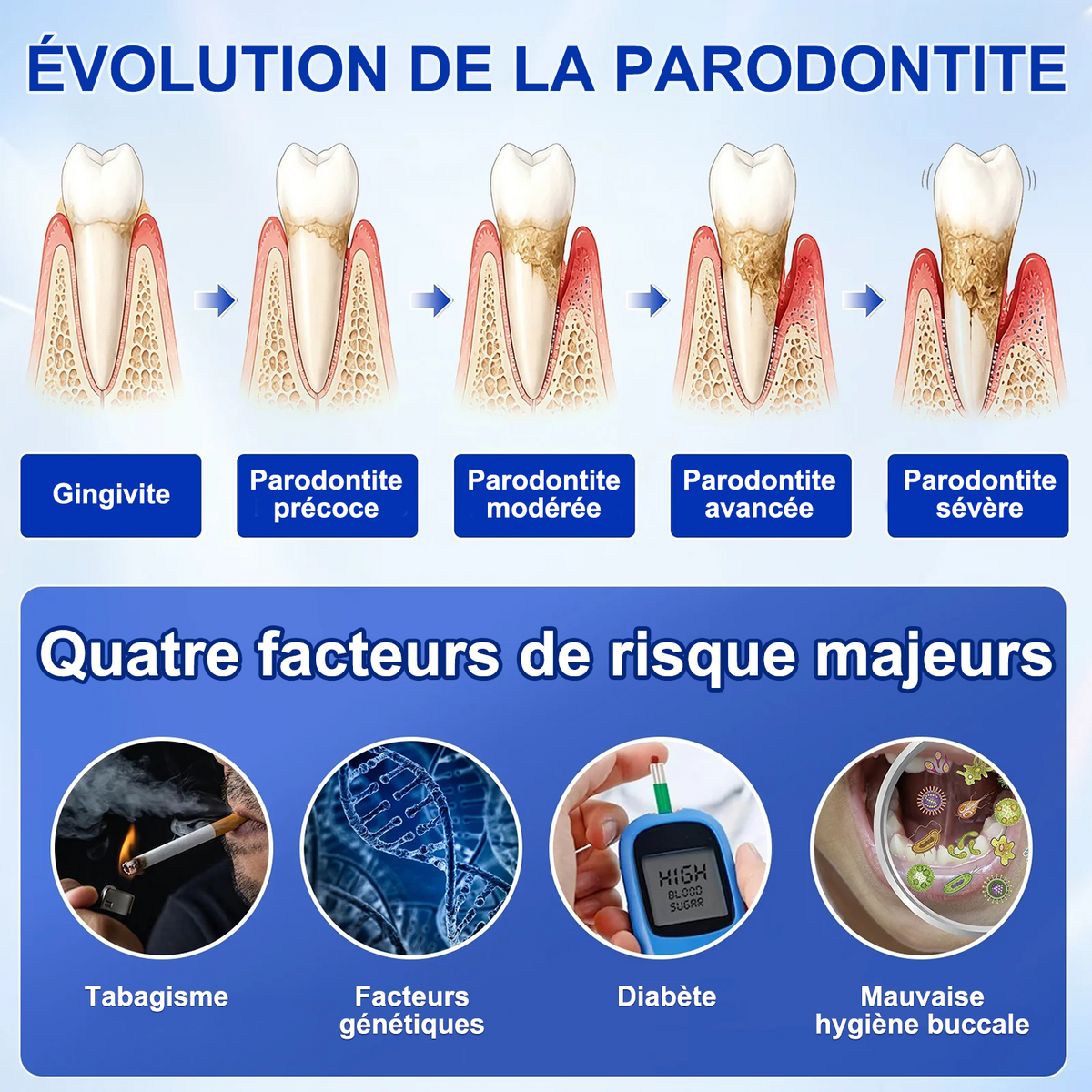 🇫🇷🦷 PURELORA® GumRevive Gel réparateur parodontal (Pour les saignements de gencives, la récession gingivale et les dents mobiles)