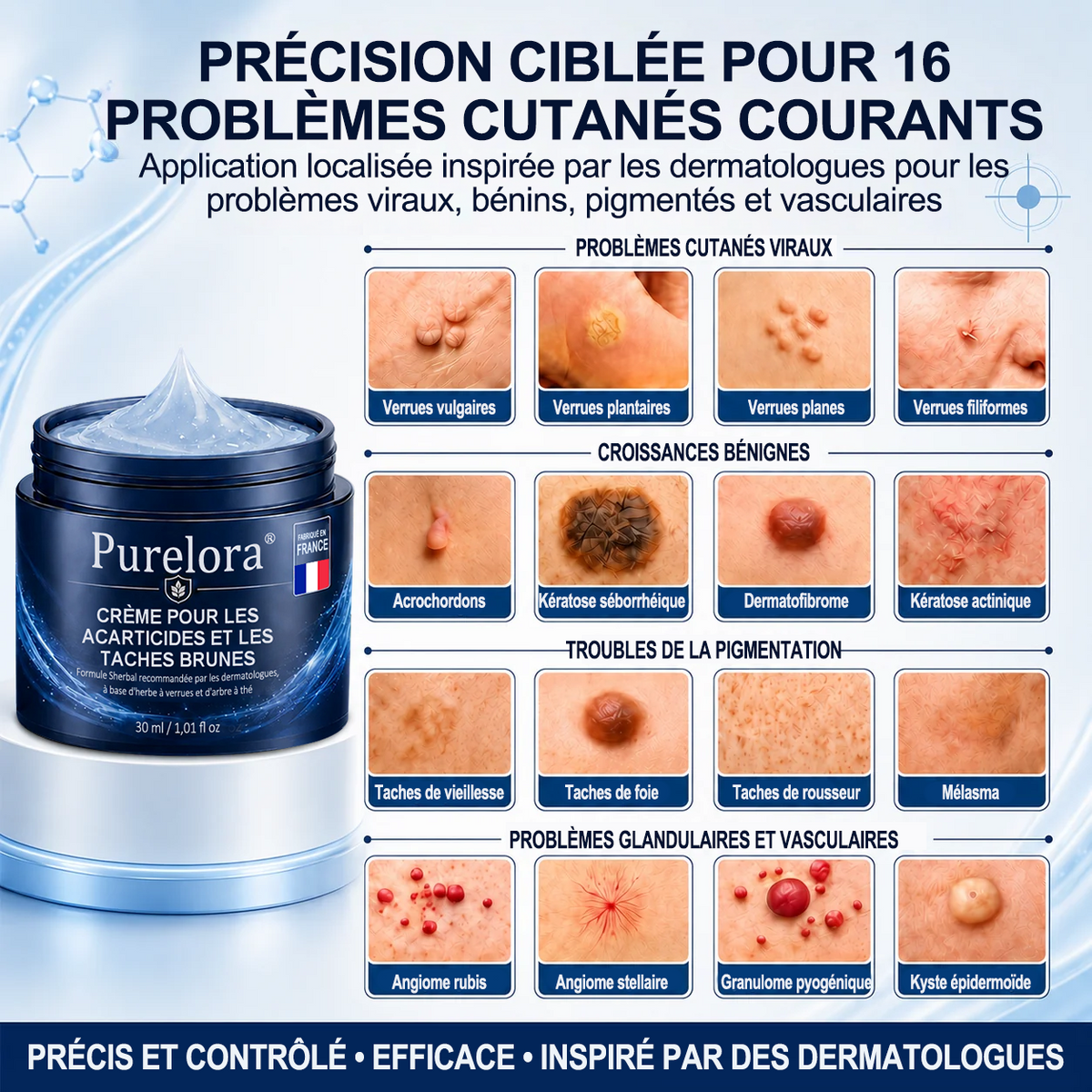 👩‍⚕️✅Purelora® 7 jours, nettoyant visage et parfum pour le visage (sans parfum – sans sels) 👍