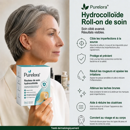 Roll soin hydratant 6 en 1 Purelora® | ✅💎 – Soin anti-acné, contrôle du sébum, atténuation des marques post-imperfections, soin des cicatrices, protection contre les imperfections et soin des pores