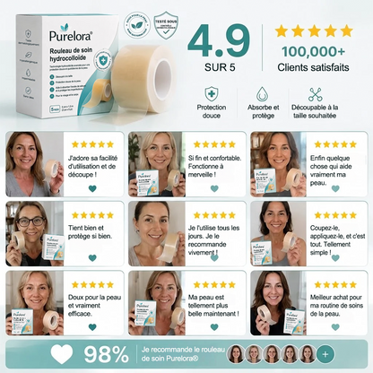 Roll soin hydratant 6 en 1 Purelora® | ✅💎 – Soin anti-acné, contrôle du sébum, atténuation des marques post-imperfections, soin des cicatrices, protection contre les imperfections et soin des pores