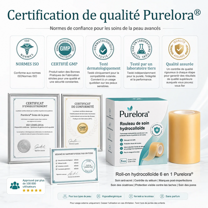 Roll soin hydratant 6 en 1 Purelora® | ✅💎 – Soin anti-acné, contrôle du sébum, atténuation des marques post-imperfections, soin des cicatrices, protection contre les imperfections et soin des pores