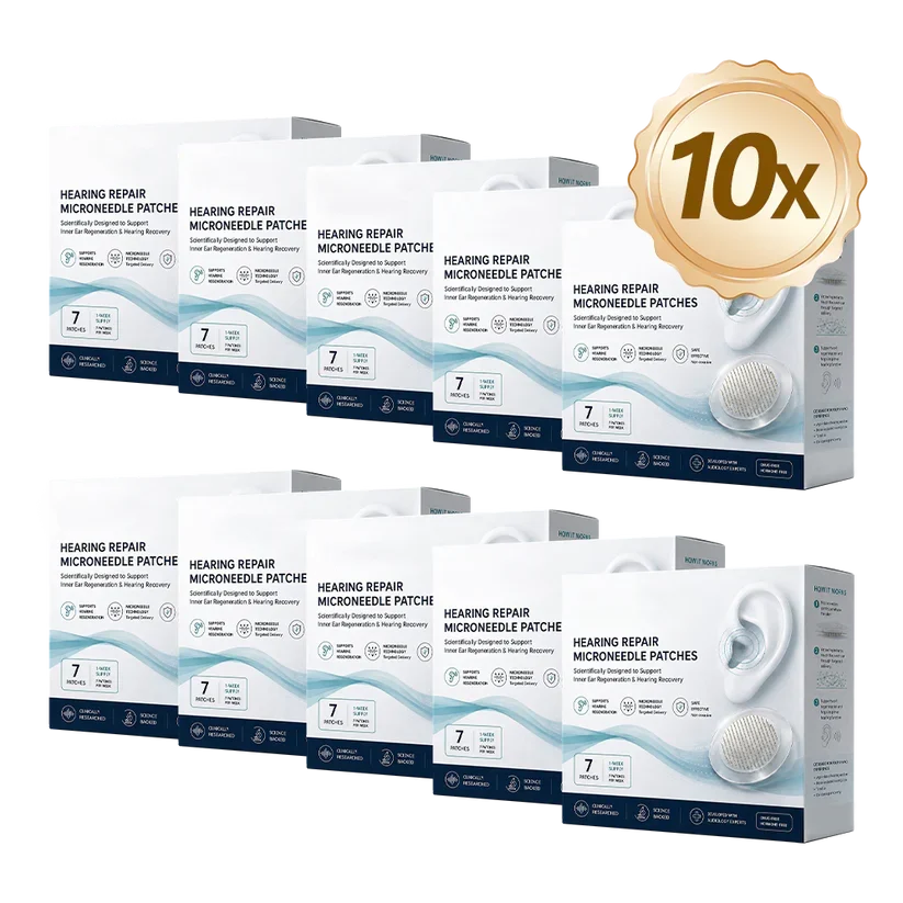 Patchs à micro-aiguilles CURALONA® pour le soutien de l'audition