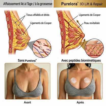 💕Purelora® Patch avancé à nano-micro-aiguilles pour l'augmentation ciblée de la poitrine