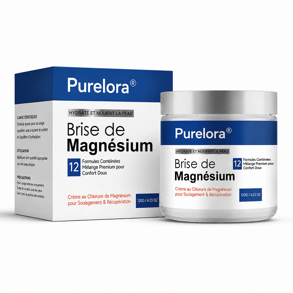 Crème au chlorure de magnésium PURELORA® | Soulagez la sciatique en seulement 15 minutes !