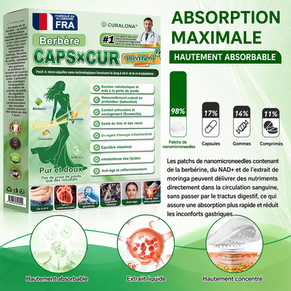 🔥 Parches de Microneedles 10 en 1 Mejorados de Curalona® — Sinergia de Berberina y NAD+ para favorecer la salud metabólica, promover la renovación cutánea y aliviar las molestias articulares — Resultados visibles en 7 días