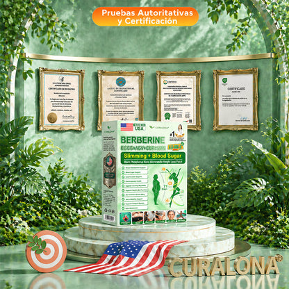Boutique officielle Curalona® | Patch minceur à nano-aiguilles au phosphore noir Curalona® — Formule 12 en 1 : Berbérine + NMN + Vinaigre de cidre | Favorise la combustion des graisses | Résultats visibles en seulement 7 jours !