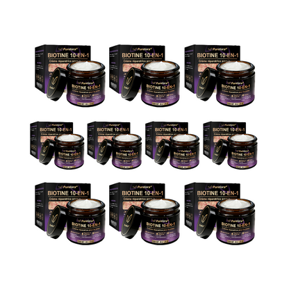 Fabriquée et expédiée depuis la France 🍁 Purelora® Crème réparatrice pour la peau à la biotine 10-en-1 — Dernier jour de promotion : -75 %