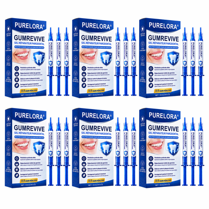 🇫🇷🦷 PURELORA® GumRevive Gel réparateur parodontal (Pour les saignements de gencives, la récession gingivale et les dents mobiles)