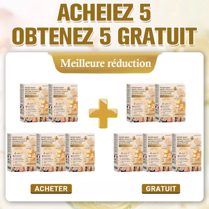 CURALONA®🏆 Patchs de nano-microneedling pour le volume, le galbe et la fermeté du buste – Formule Volufiline + Exosomes + Peptide de cuivre, boostée par la technologie de renouvellement cellulaire.