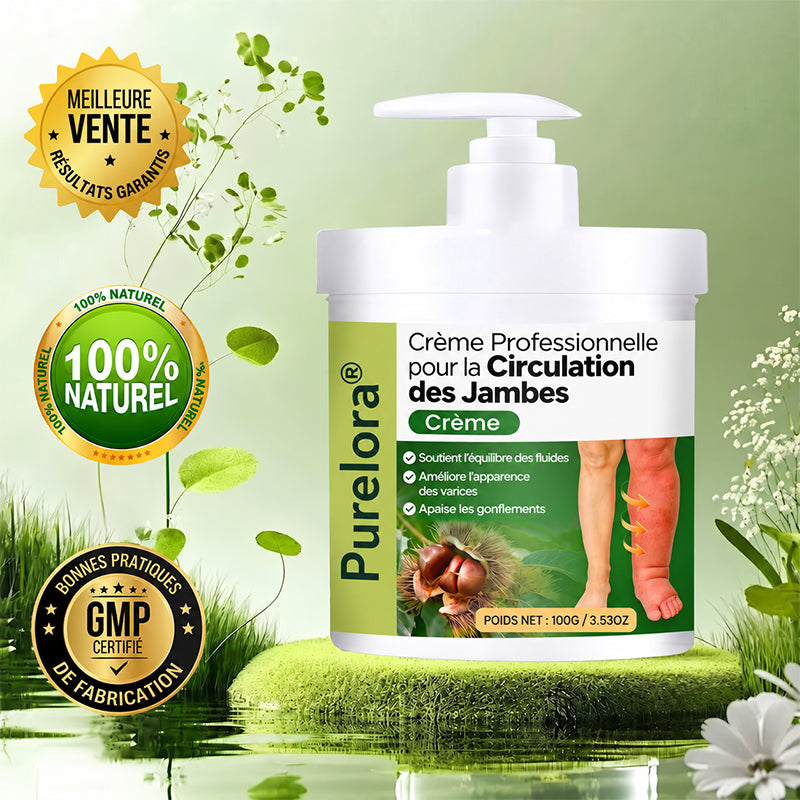 Crème Purelora® Professional pour la circulation des jambes