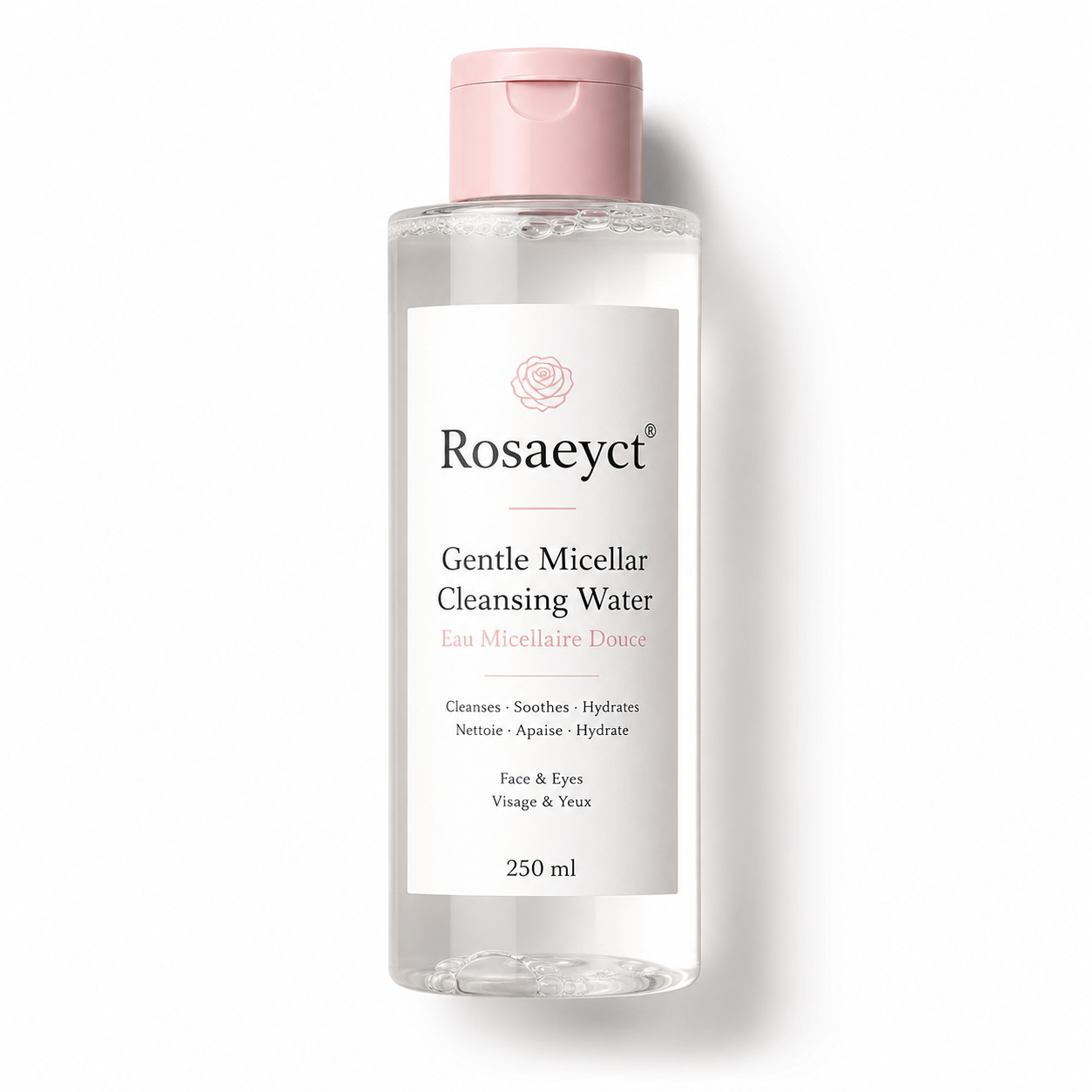 Rosaeyct® Eau micellaire nettoyante douce