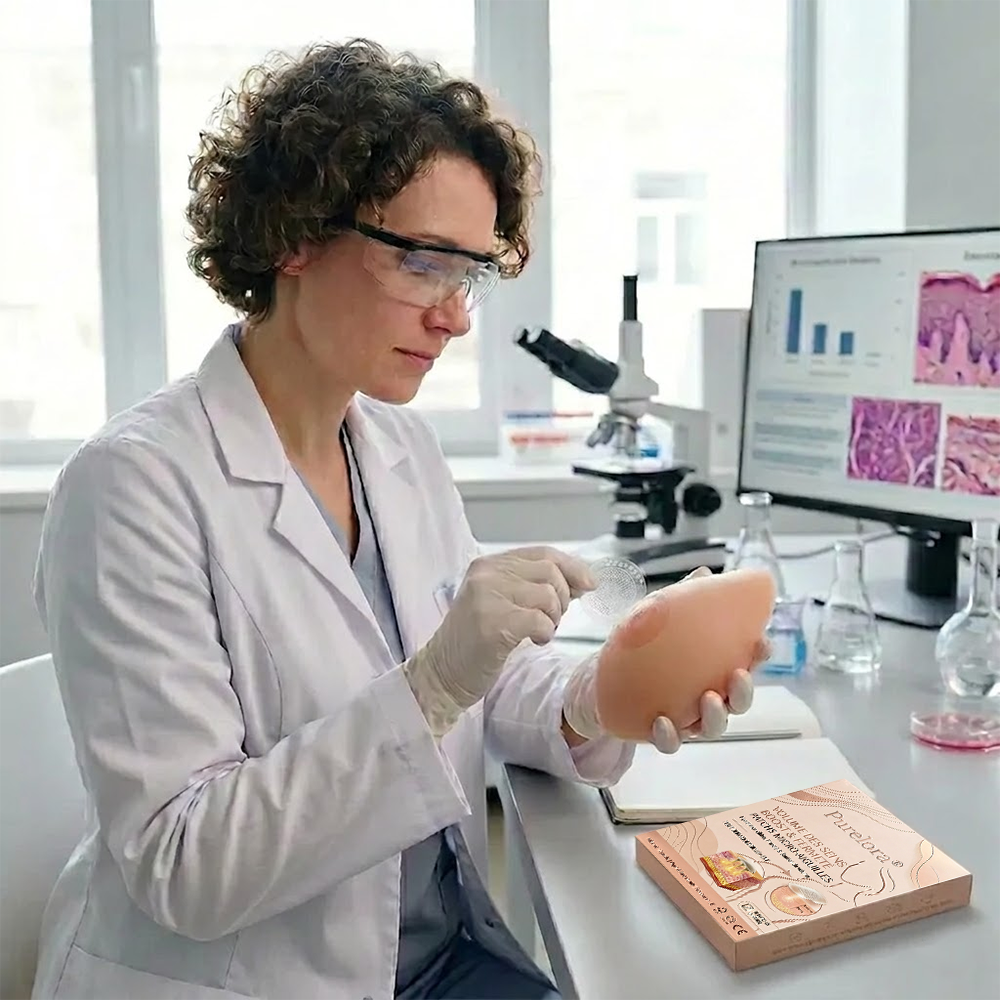 💕Purelora® Patch avancé à nano-micro-aiguilles pour l'augmentation ciblée de la poitrine