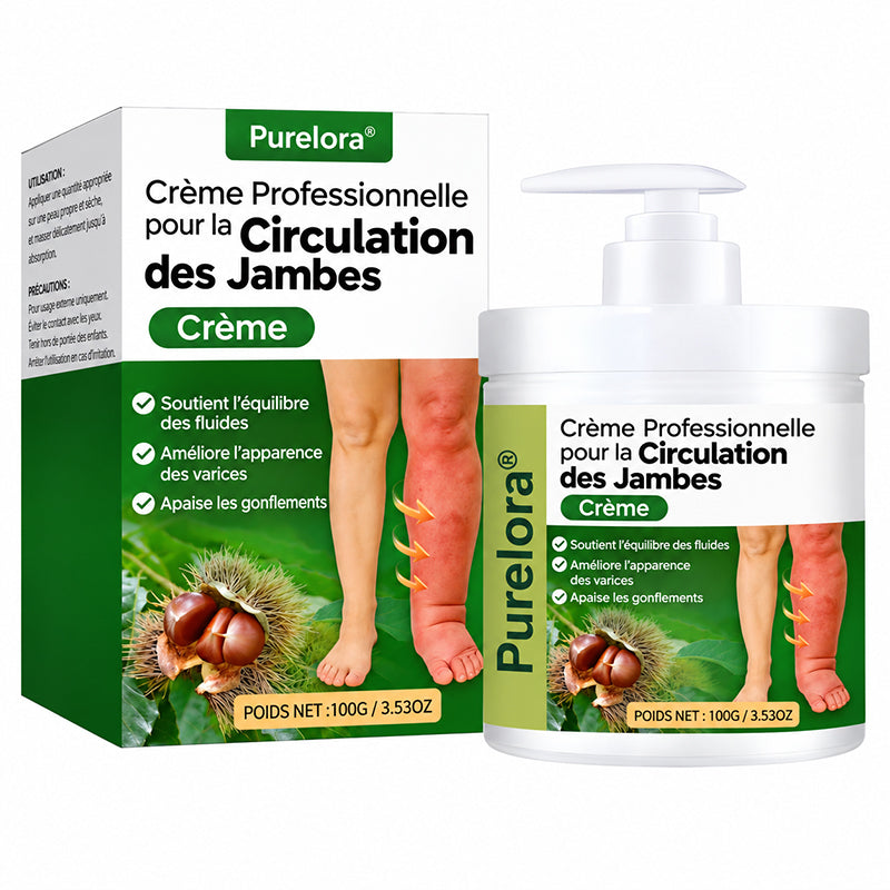 Crème Purelora® Professional pour la circulation des jambes