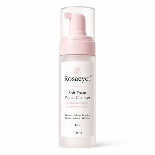 Rosaeyct® Nettoyant visage en mousse douce