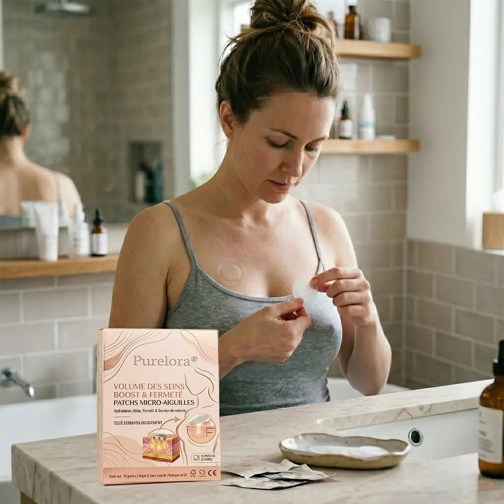 💕Purelora® Patch avancé à nano-micro-aiguilles pour l'augmentation ciblée de la poitrine