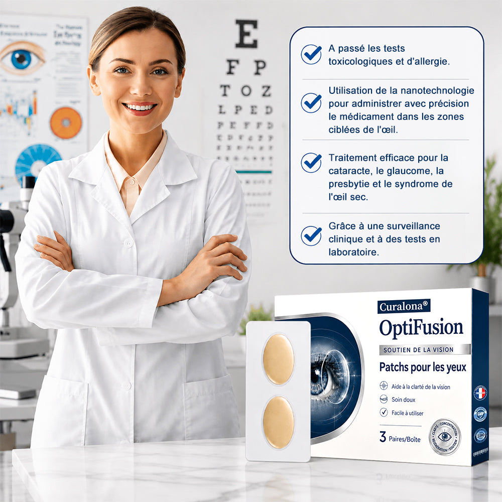 Curalona® Cache-œil OptiFusion Vision Support