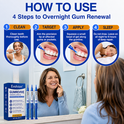 🇺🇸🦷PURELORA® GumRevive Periodontal Repair Gel (For Bleeding Gums, Gum Recession & Loose Teeth)