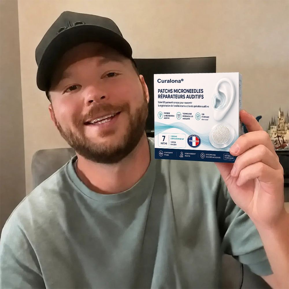 Patchs à micro-aiguilles CURALONA® pour le soutien de l'audition
