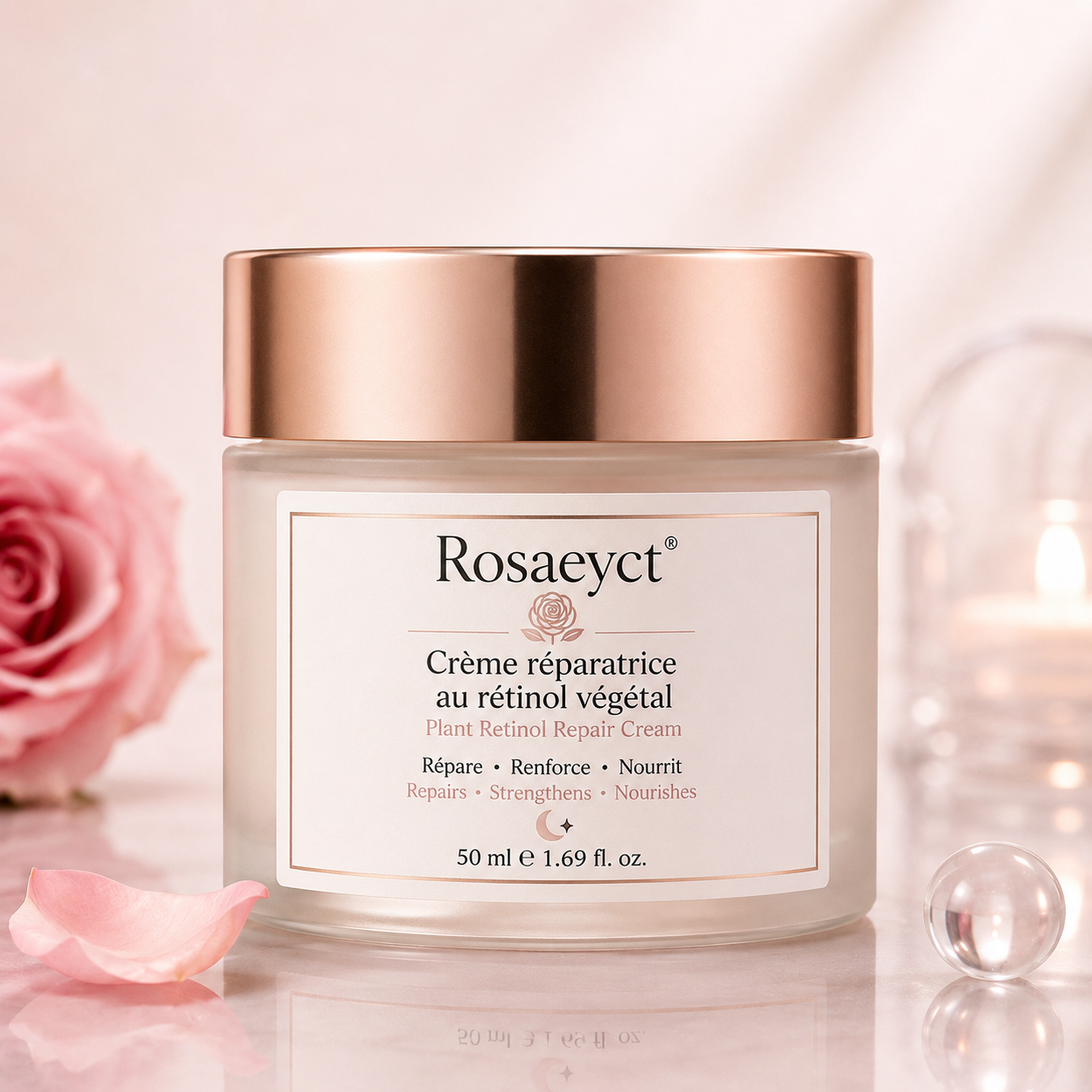 Rosaeyct® Crème réparatrice au rétinol végétal
