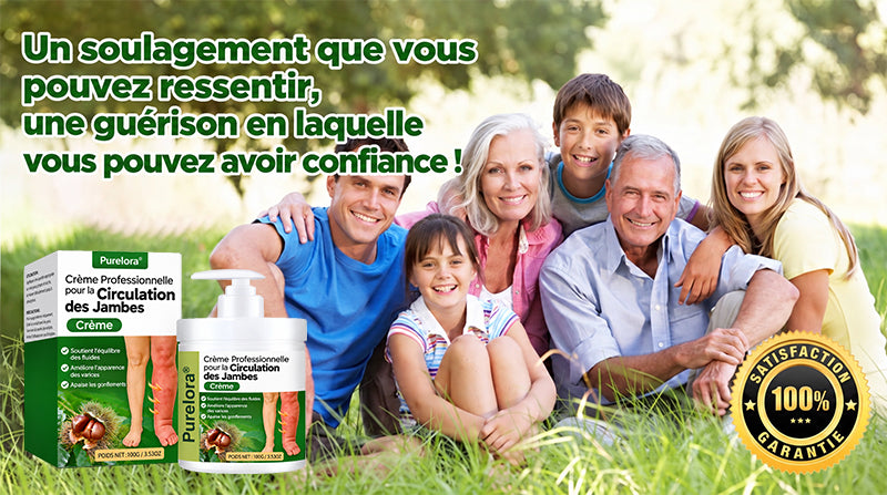 Crème Purelora® Professional pour la circulation des jambes