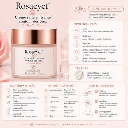 Rosaeyct® Crème raffermissante contour des yeux